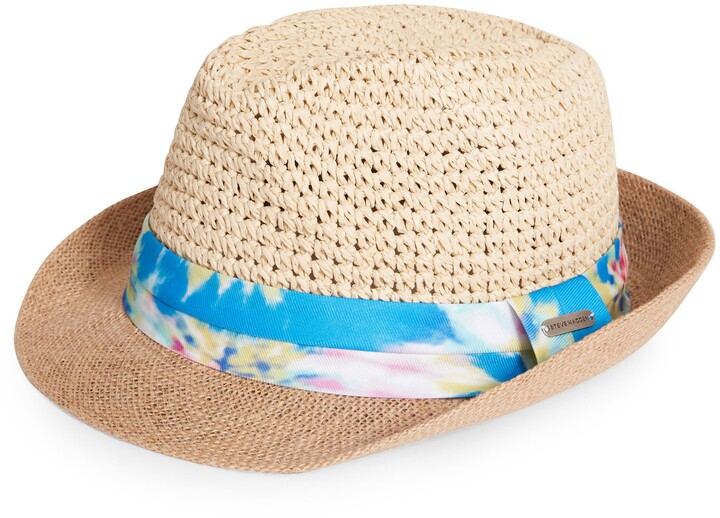 Steve Madden Paper Straw Jute Fedora Hat ShopStyle