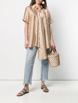 Thumbnail for your product : Jean Paul Gaultier Pre Owned Striped Oversized Shirt