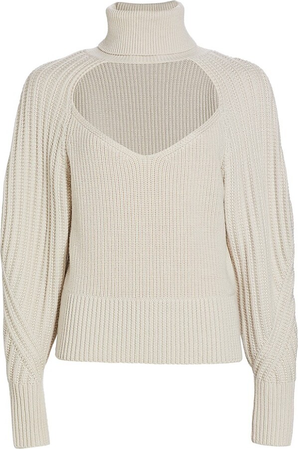 Keyhole Turtleneck Sweater | ShopStyle UK