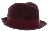 Thumbnail for your product : Paul Smith Herringbone Wool-Blend Fedora
