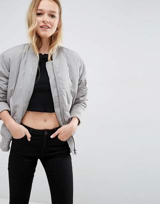 ASOS Luxe Padded Bomber Jacket