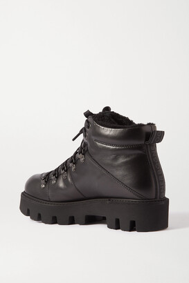 Bogner Copenhagen Shearling-lined Leather Ankle Boots - Black