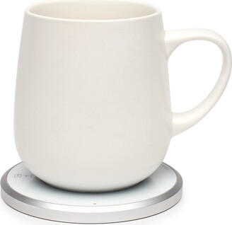 UI Mug Artist Self-heating Ceramic Mug & Charger Set - Iron Noir