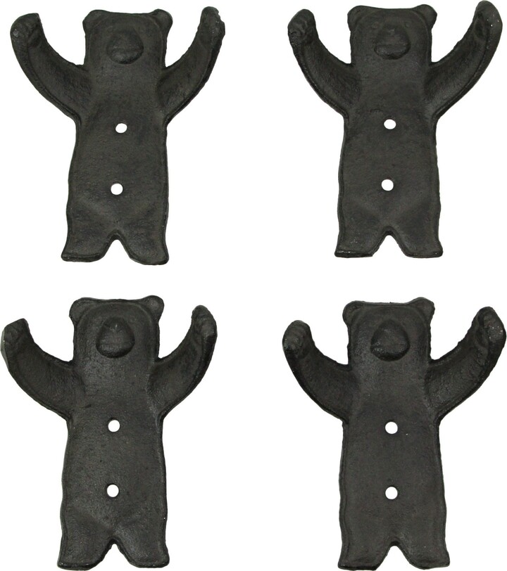 Bear Cast Iron Coat Hanger