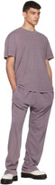 Thumbnail for your product : LES TIEN Purple Cotton T-Shirt