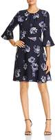 Thumbnail for your product : Kate Spade Night Rose Bell Sleeve Dress