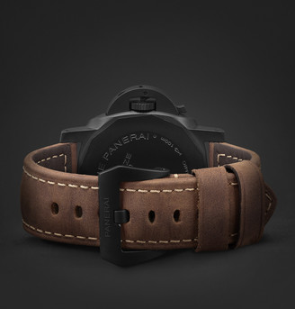 Panerai Luminor 1950 3 Days Gmt Automatic 44mm Ceramic And Leather Watch, Ref. No. Pam01441