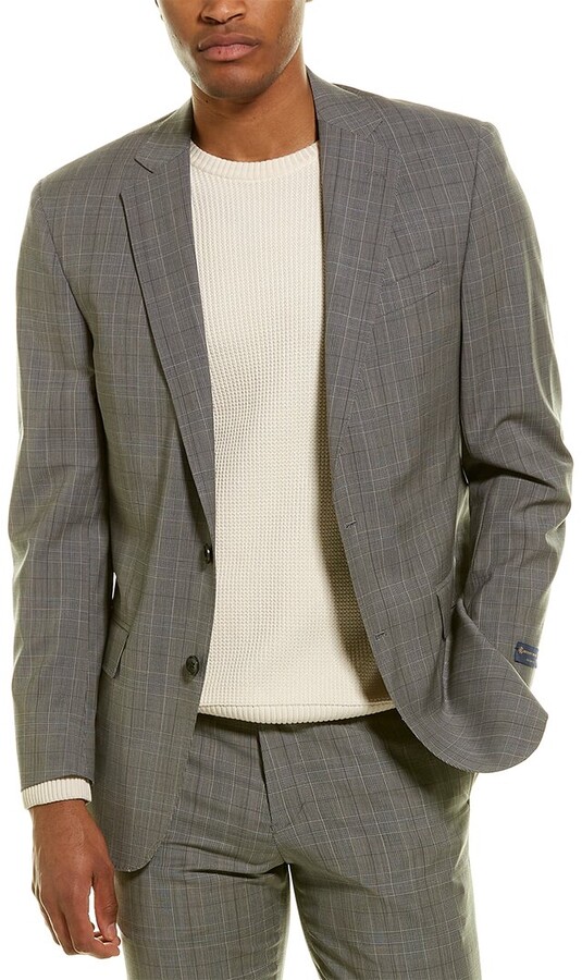 New Brooks Brothers Mens Taupe Brown Wool Pleated Cuffed Dress Pants 32W  30L 5441-4 - Walmart.com
