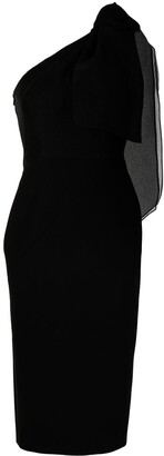 Rachel Gilbert One-Shoulder Fitted Dress
