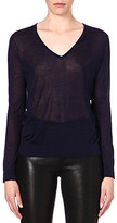 Thumbnail for your product : J Brand Fashion Julie v-neck silk-blend top