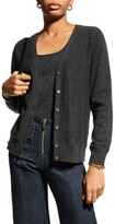 Thumbnail for your product : Neiman Marcus Cashmere Dolman Twin Set V-Neck Cardigan