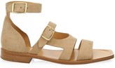 Thumbnail for your product : Fendi Ankle Strap Suede Sandals