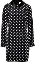 Thumbnail for your product : Victoria Beckham Victoria, Silk Polka Dot Shift Dress Gr. 36