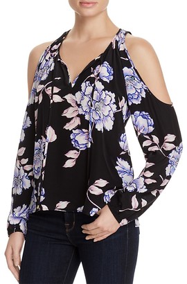 Yumi Kim Morning Glory Floral Print Cold Shoulder Top - 100% Exclusive