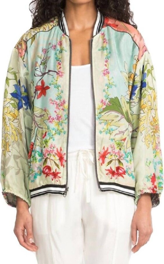 Johnny Was Mizumi Bomber Jacket In Multi