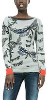 Desigual Win, Pull Femme, Gris (Gris Vigore Claro), Small (Taille Fabricant: S)