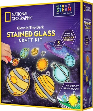 NATIONAL GEOGRAPHIC Stained Glass Solar System Arts & Crafts Kit