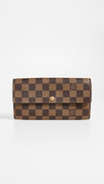 Thumbnail for your product : What Goes Around Comes Around Louis Vuitton Damier Ebene Sarah Wallet