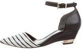 Thumbnail for your product : Tory Burch Embossed Pointed-Toe Sandals