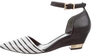 Tory Burch Embossed Pointed-Toe Sandals
