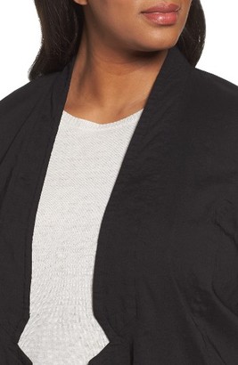 Eileen Fisher Plus Size Women's Organic Linen Blend Jacket