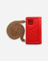 Thumbnail for your product : Dolce & Gabbana Devotion Phone Cover In Matelasse Nappa Leather