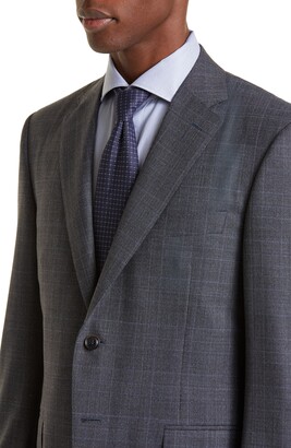 Canali Kei Plaid Wool Suit
