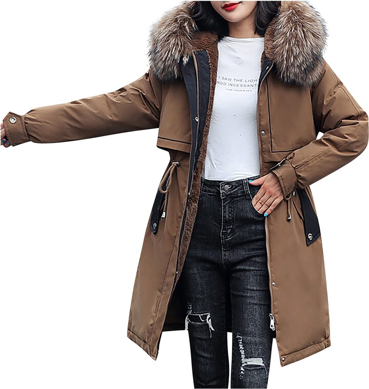 mid length parka coat