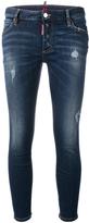 Thumbnail for your product : DSQUARED2 cropped Twiggy jeans