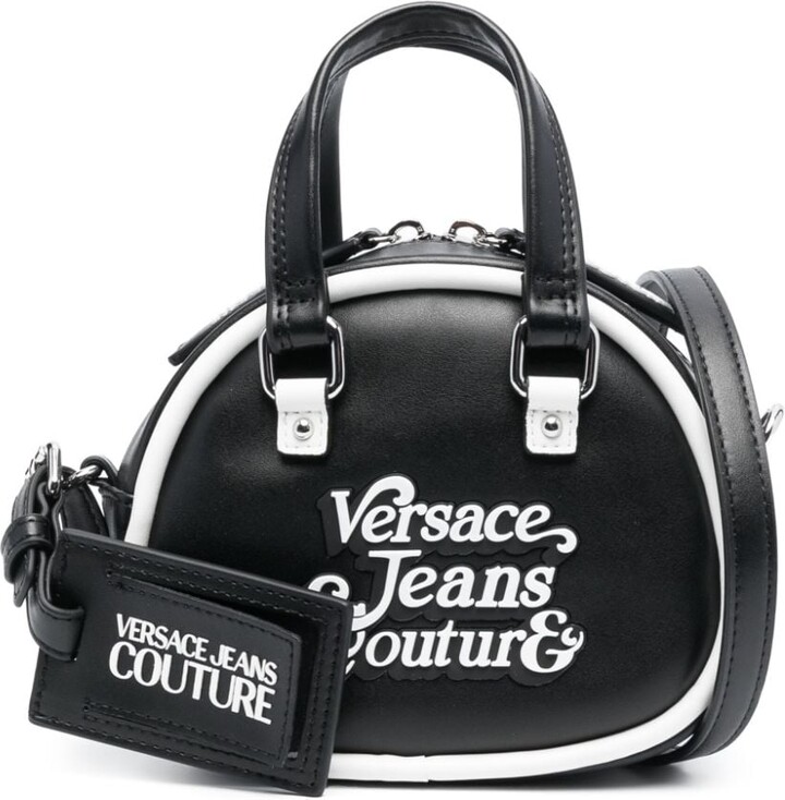 Versace Jeans Couture Logo-Appliqué Faux-Leather Bag - ShopStyle