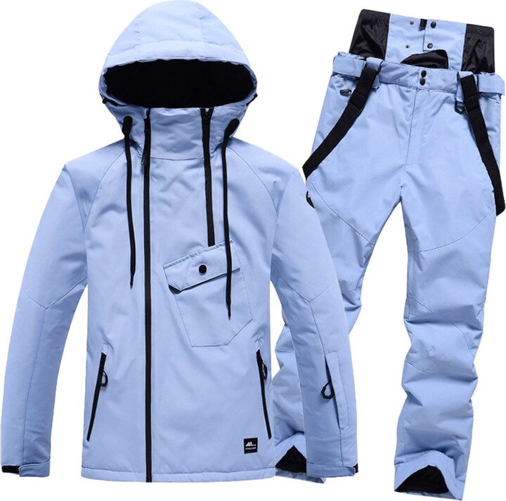 GETOUT Plus Size Ski Jackets Postcard Ski Suit Female Thermal Leggings
