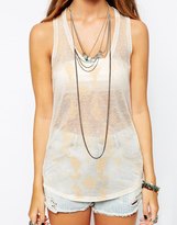 Thumbnail for your product : Yumi Zadig and Voltaire Printed Longline Singlet
