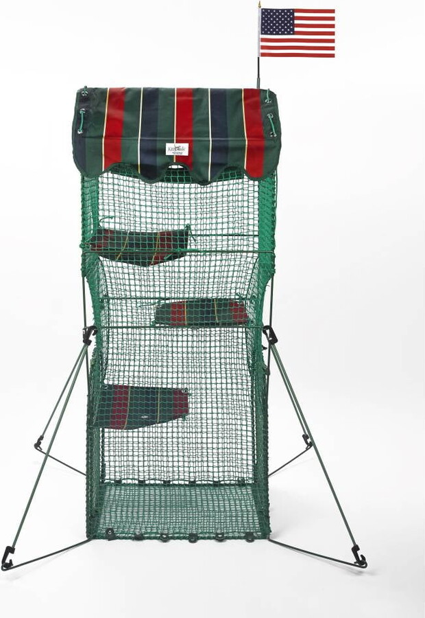 YML Group Kittywalk Penthouse Outdoor Cat Cage Enclosure, Green, 18" x 24" x 60"