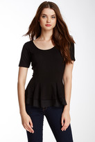 Thumbnail for your product : Weston Wear Juliette Short Sleeve Peplum Shirt