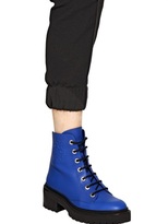 Thumbnail for your product : Kenzo 50mm Leather Lace Up Boots