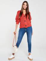 Thumbnail for your product : Very Chunky Cable Knit Cardigan - Rust Red