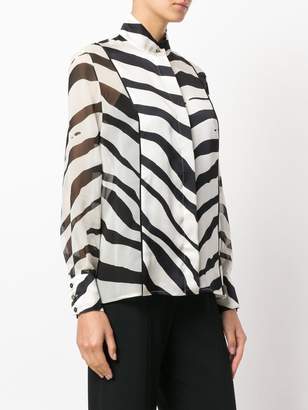 Lanvin zebra print shirt