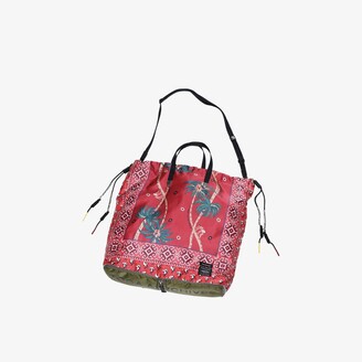 Toga Virilis X Porter-Yoshida & Co. Red Printed Packable Tote Bag