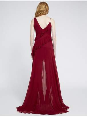 Alice + Olivia Mariana High Low Tiered Gown