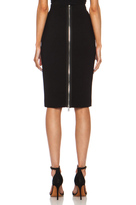Thumbnail for your product : Givenchy Silver Zipper Pencil Viscose-Blend Skirt