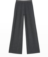 Thumbnail for your product : Lafayette 148 New York Cashmere Mixed-Rib Pull-On Pants