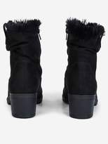 Thumbnail for your product : Dorothy Perkins Wide Fit Moscow Ruched Boots - Black