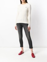 Thumbnail for your product : Polo Ralph Lauren Embroidered Logo Cable-Knit Jumper
