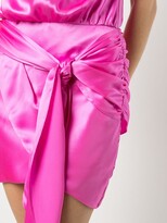 Thumbnail for your product : Mason by Michelle Mason Cami Tie Mini Silk Dress