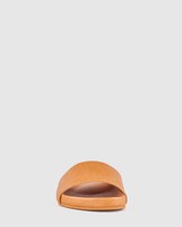 Thumbnail for your product : St Sana - Women's Brown Flat Sandals - Flo Slides - Size One Size, 40 at The Iconic