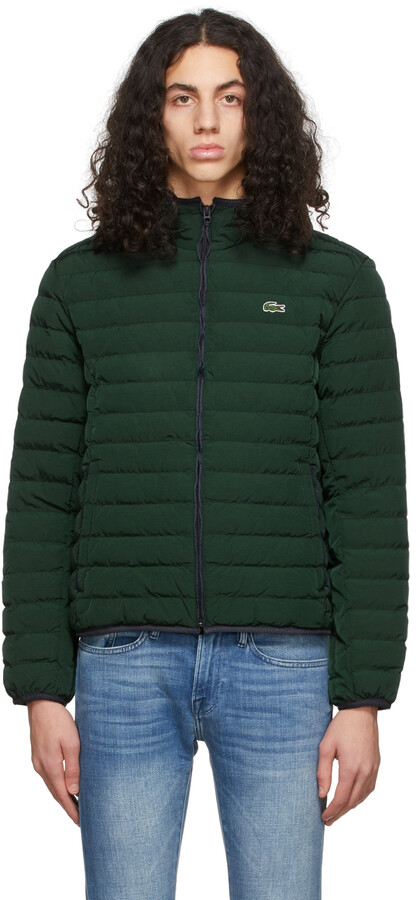 Lacoste Green Insulated Coat - ShopStyle Outerwear