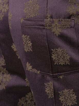 Goodfight Jacquard-Print Tailored Trousers