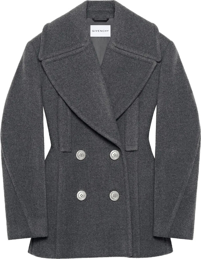 Givenchy Double-Breasted Balloon-Sleeve Jacket