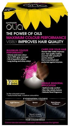Garnier Olia Permanent Hair Dye (Various Shades) - 1.0 Deep Black