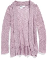 Thumbnail for your product : Roxy 'Sea of Love' Open Front Cardigan (Big Girls)